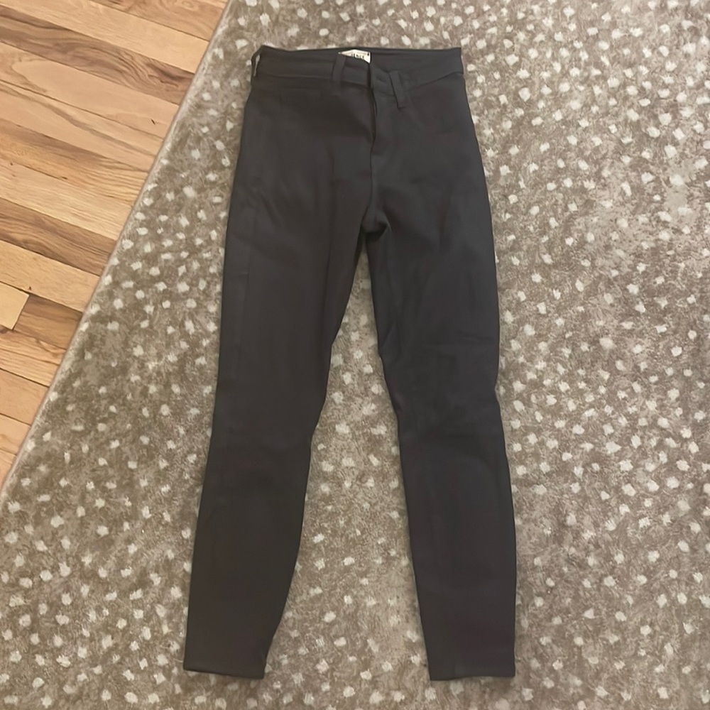 L’agence  grey coated margot pants